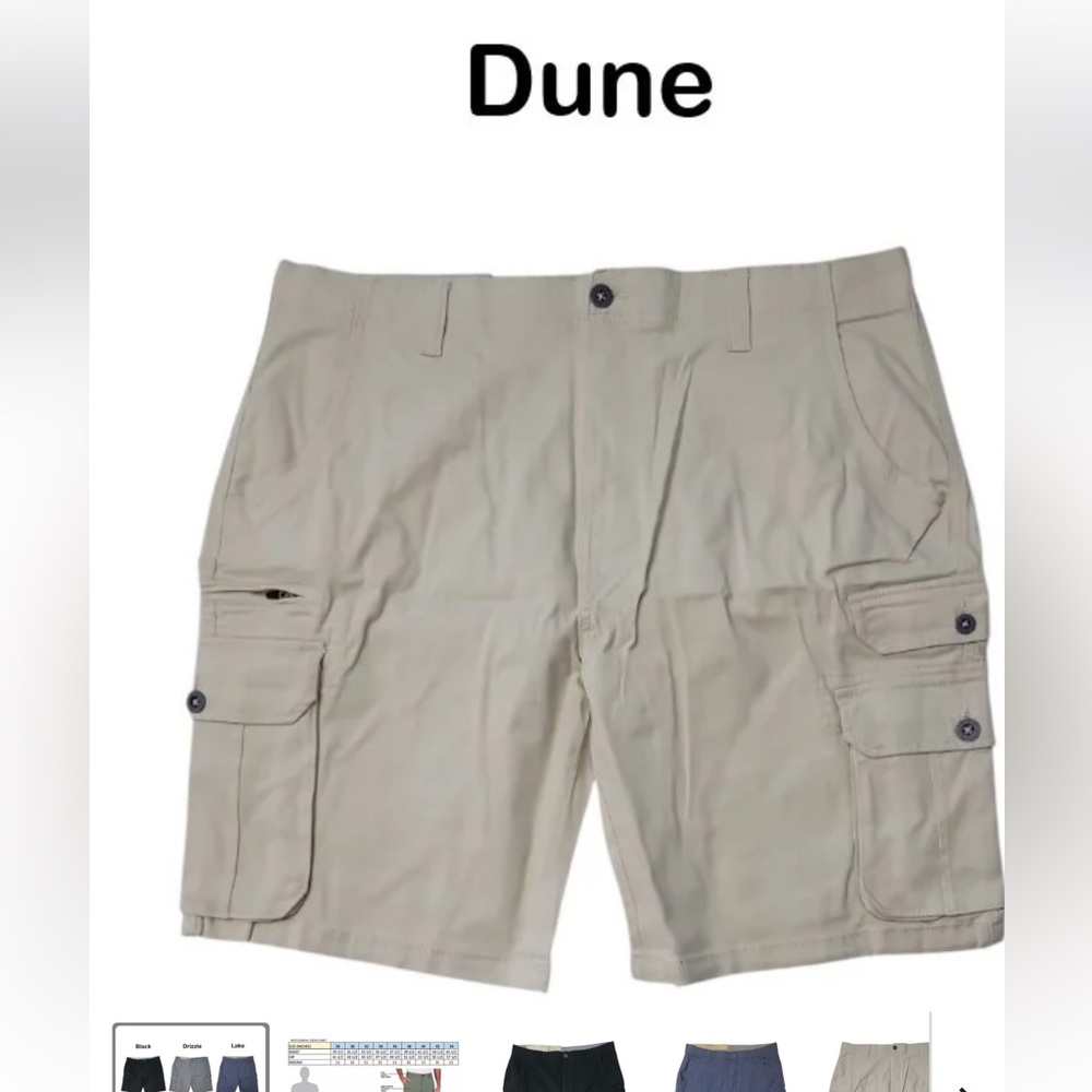 Men's Tan iron co  color dune Cargo Pants size 36